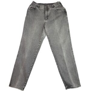 VTG Lee Original Jeans Faded Black Mom Jeans Size 14 Y2K High Rise Straight Leg